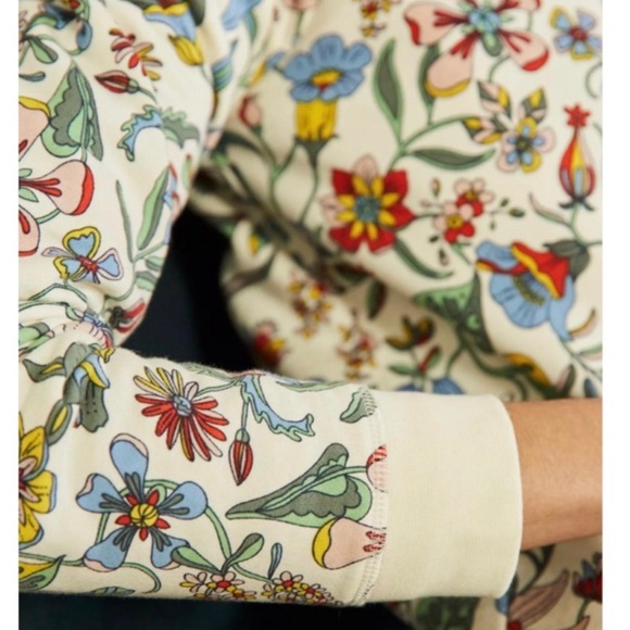 Boden Women’s Floral Print Crewneck Sweatshirt Style J0562 sz M - Picture 8 of 10